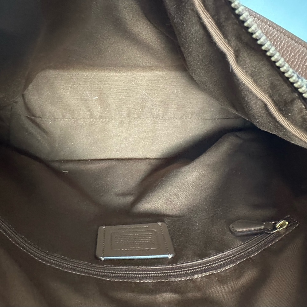 COACH Brown Signature Canvas Crossbody with Matching Wallet - Picture 6 of 9